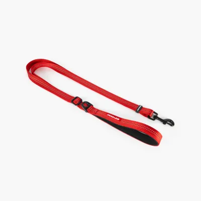EzyDog Lead - Essential Adjustable Leash Red Large size 180/25