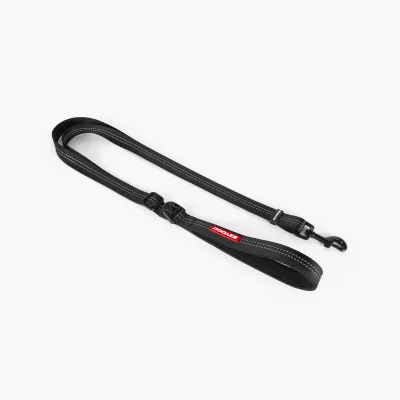 EzyDog Lead - Essential Adjustable Leash Black Large size 180/25
