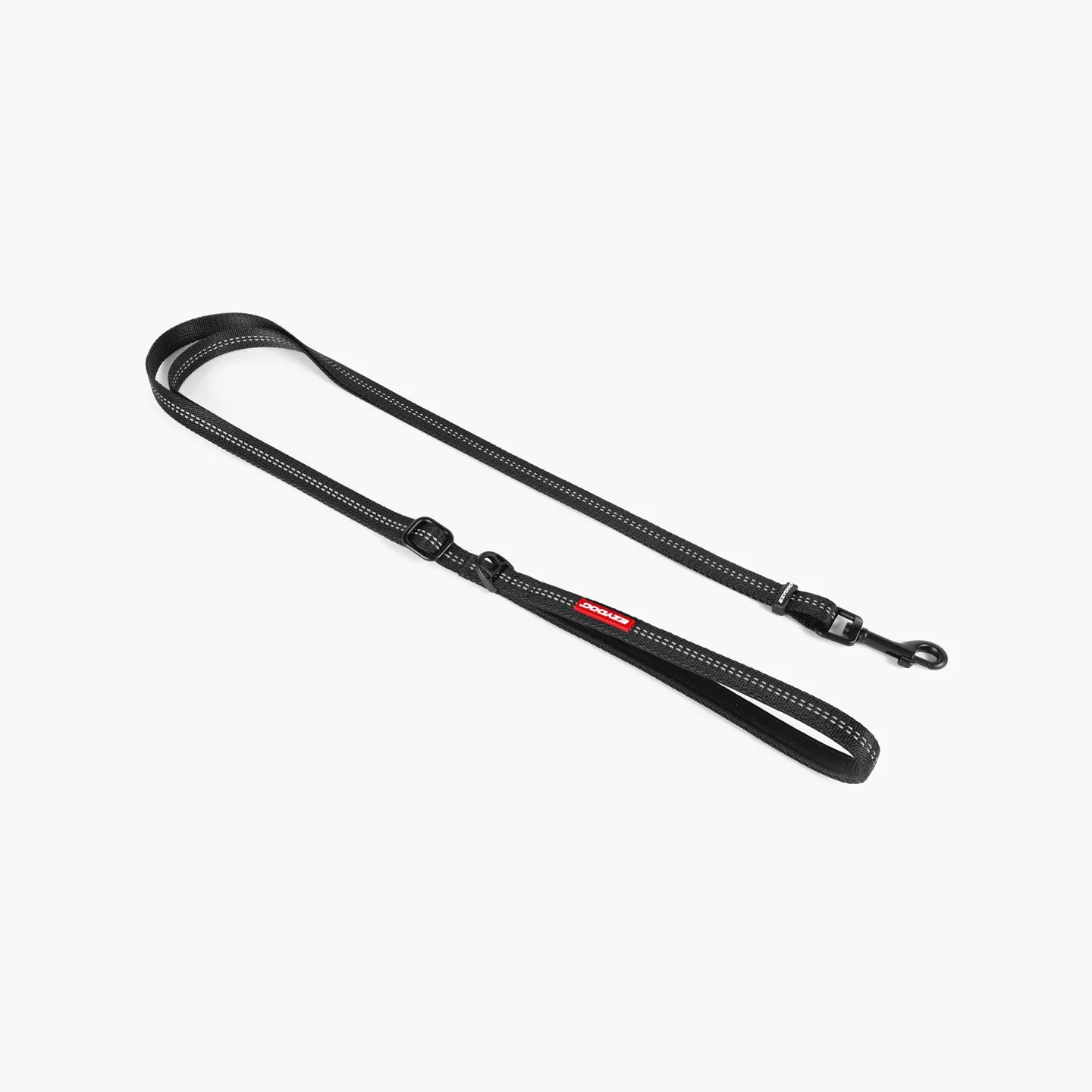 EzyDog Lead - Essential Adjustable Leash Black Medium 180/20