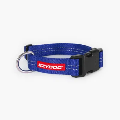 EzyDog  - Essential Adjustable Collar Blue Small