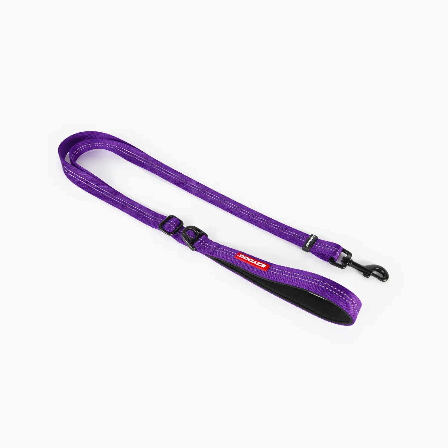 EzyDog Lead - Essential Adjustable Leash Purple Large size 180/25