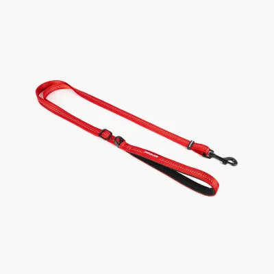 EzyDog Lead - Essential Adjustable Leash Red Medium 180/20