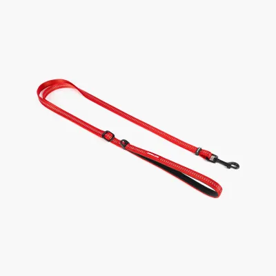 EzyDog Lead - Essential Adjustable Leash Red Small size 180/15