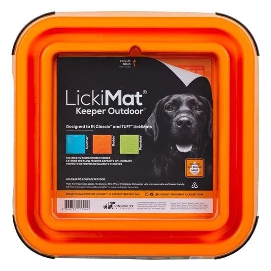 LickiMat® Outdoor Keeper, ORANGE