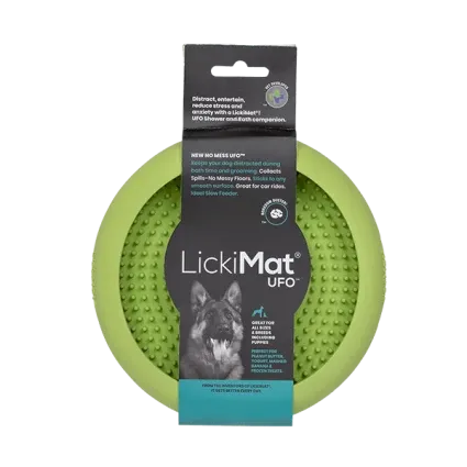 LickiMat® UFO Slow Feeder Bowl, LIME