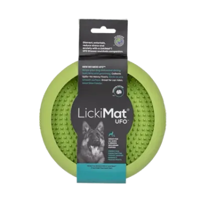 LickiMat® UFO Slow Feeder Bowl, LIME