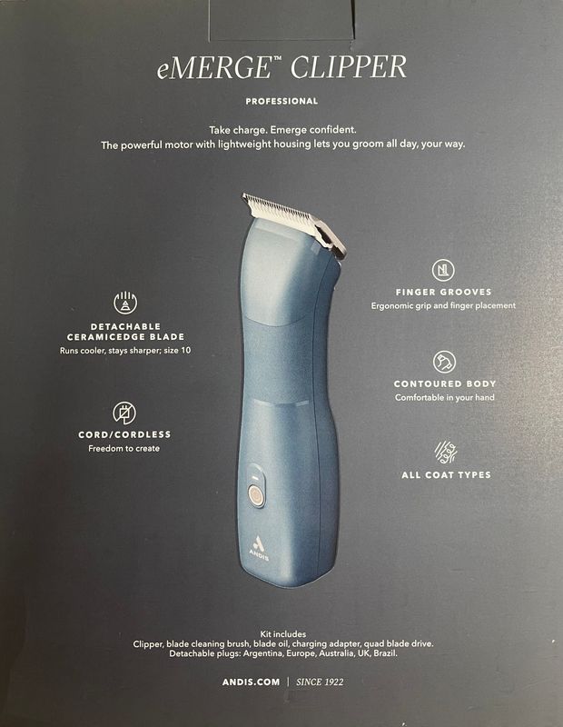 Andis eMerge Clipper -Blue