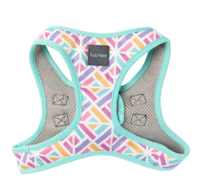 FuzzYard Step In Harness Fuzz Bubblegum Burst Step In Harness  X-LARGE