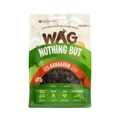 GetWag Kangaroo Jerky. (200g Bag)