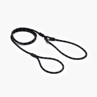 EzyDog Lead - Luca Leash LITE.  170 cm - 6mm width BLACK