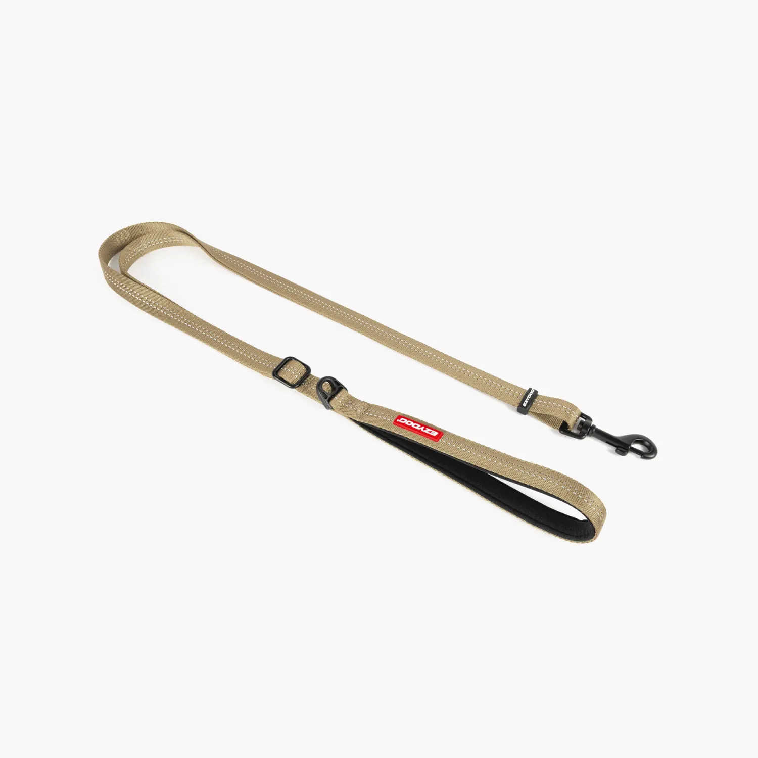 EzyDog Lead - Essential Adjustable Leash Sand Dune  Medium 180/20