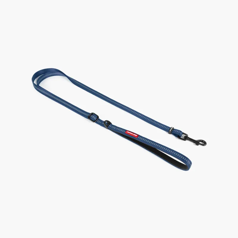 EzyDog Lead - Essential Adjustable Leash Ocean Blue Medium 180/20