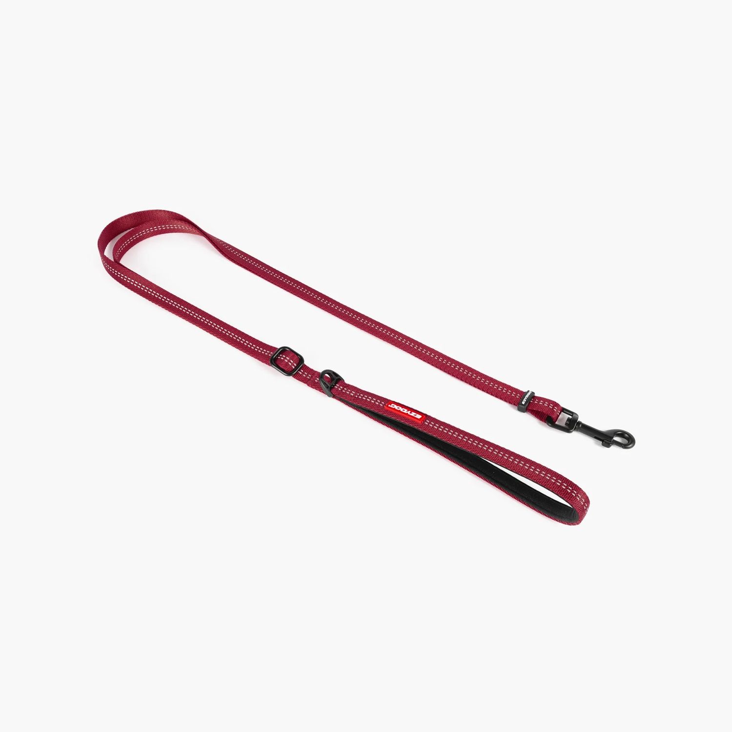 EzyDog Lead - Essential Adjustable Leash Sunday Burgundy Small size 180/15