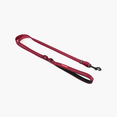 EzyDog Lead - Essential Adjustable Leash Sunday Burgundy Medium 180/20