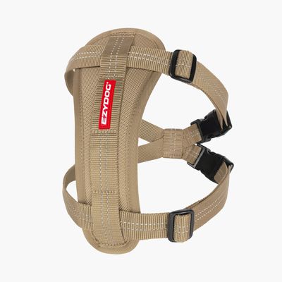 EzyDog Harness - Chest Plate Harness, Sand Dune. x-small
