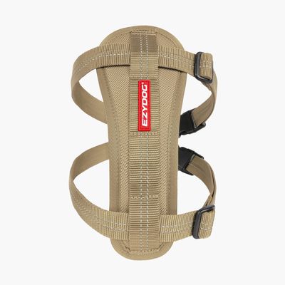 EzyDog Harness - Chest Plate Harness, Sand Dune. Small