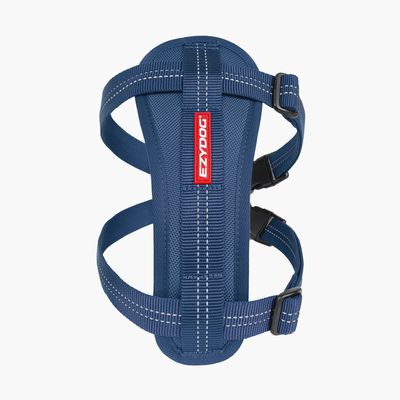 EzyDog Harness - Chest Plate Harness, Ocean Blue. X-Large