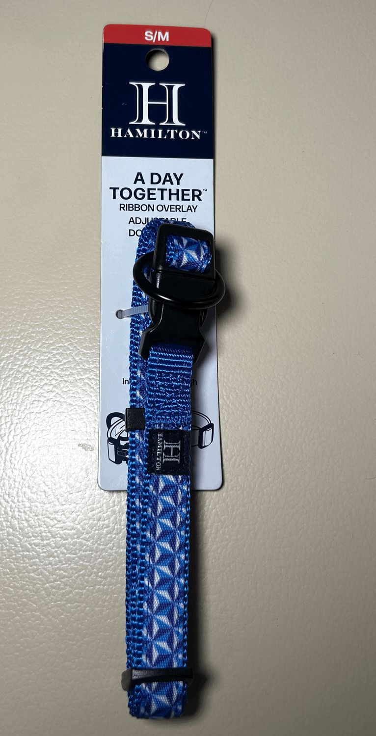 Hamilton Adjustable Dog collar Diamond - S/M