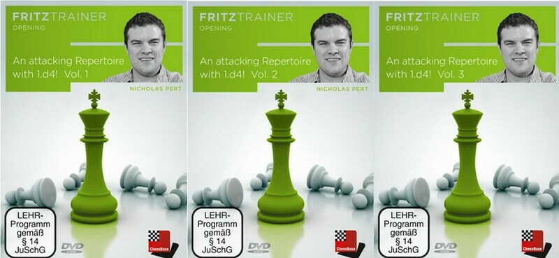An Attacking Repertoire with 1.d4! Vol. 1-3 by Nicholas Pert (Combo)