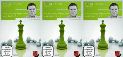 An Attacking Repertoire with 1.d4! Vol. 1-3 by Nicholas Pert (Combo)