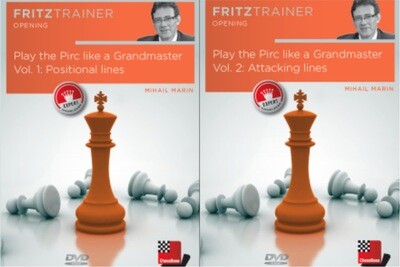 Play the Pirc like a Grandmaster Vol. 1-Vol. 2 by Mihail Marin (Combo)