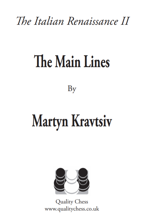 The Italian Renaissance - II: The Main Lines by Martyn Kravtsiv