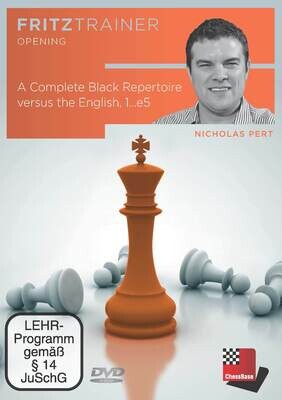 A Complete Black Repertoire versus the English, 1...e5 by  Nicholas Pert