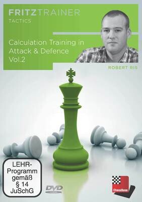 Calculation Training in Attack &amp; Defence Vol.2 by  Robert Ris