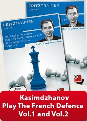 Top Choice Repertoire: Play the French Defence Vol.1 &amp; 2 by Rustam Kasimdzhanov