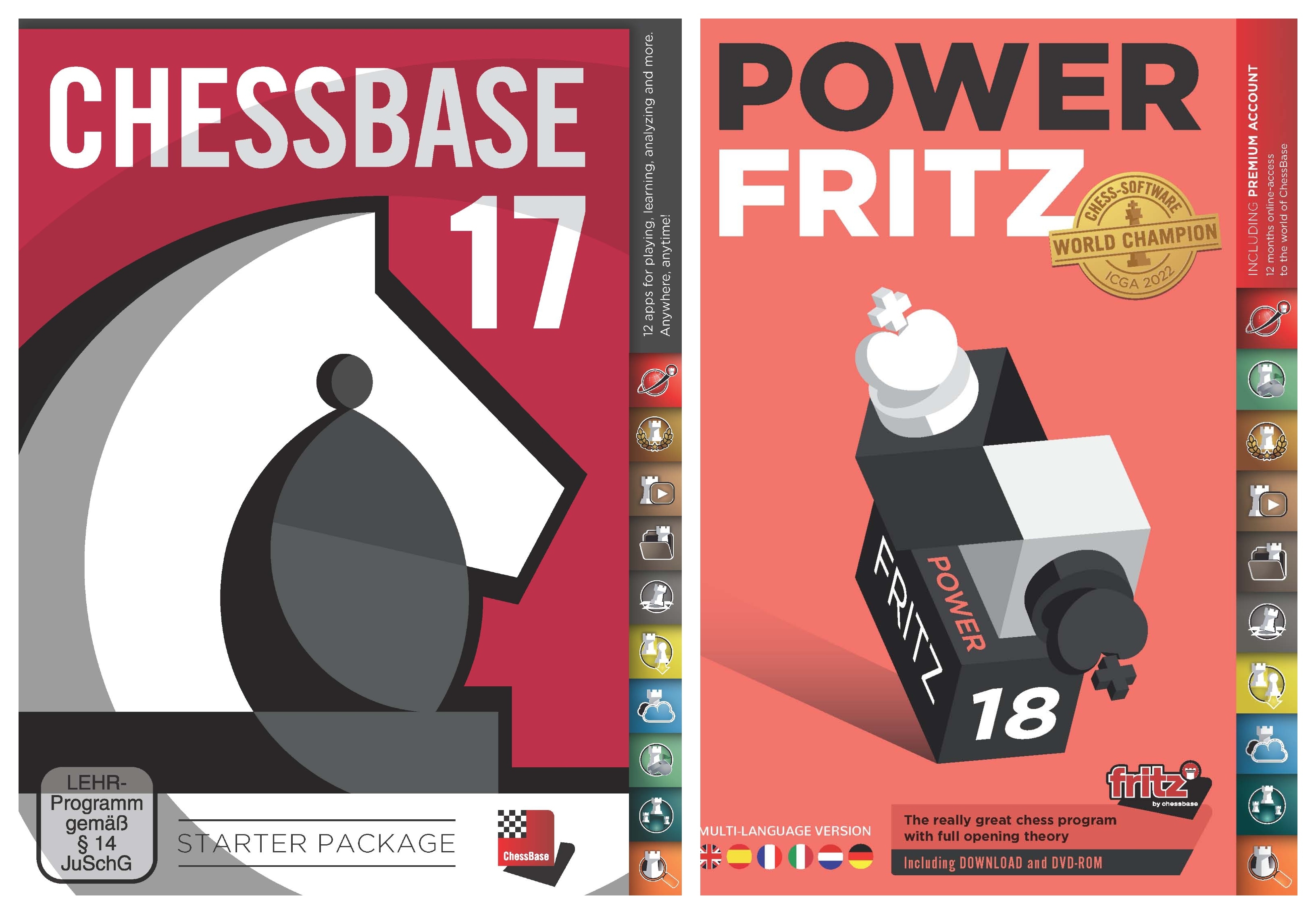 Power Fritz 18 + CHESSBASE 17 PREMIUM Bundle