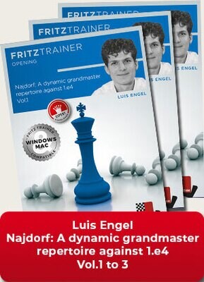 Najdorf: A dynamic grandmaster repertoire against 1.e4 Vol.1 to 3 by Luis Engel