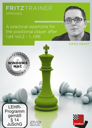 A practical repertoire for the positional player after 1.d4 Vol.2 – 1…Nf6 by Sipke Ernst