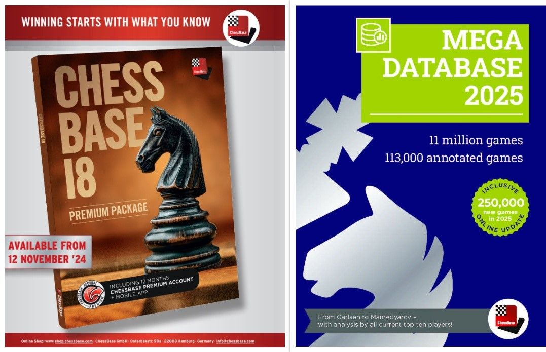 ChessBase 18 + Mega Database 2025 Combo