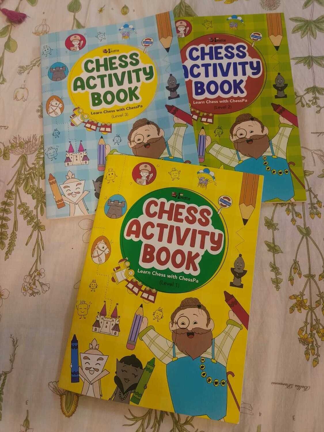 ChessPa Activity Books, Levels: Activity Book  1,2&amp;3