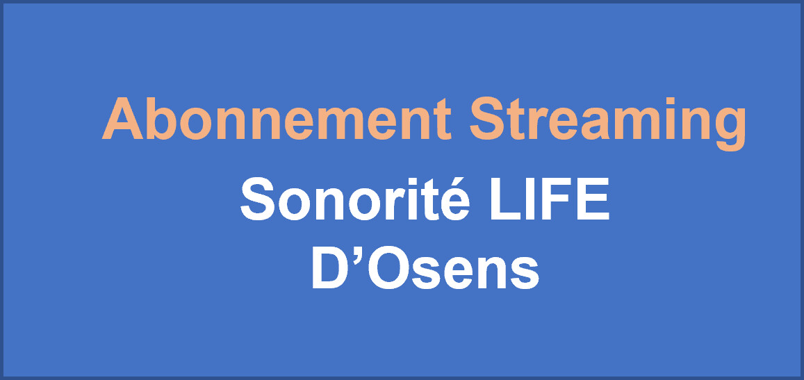 Sonorité LIFE (2 titres) - Abonnement annuel