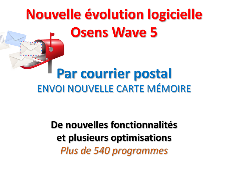 Nouvelle Version 5.49 par courrier postal