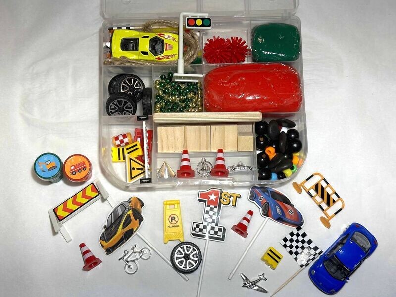 Sensory Fine Motor Vehicle Box