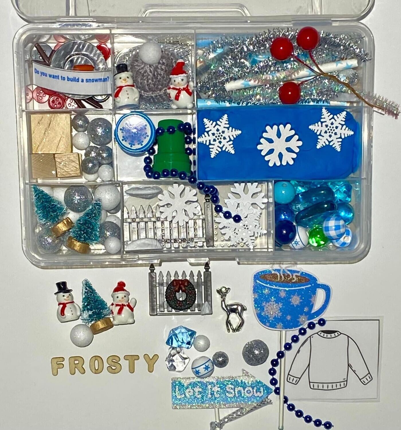 Sensory Fine Motor Winter Box