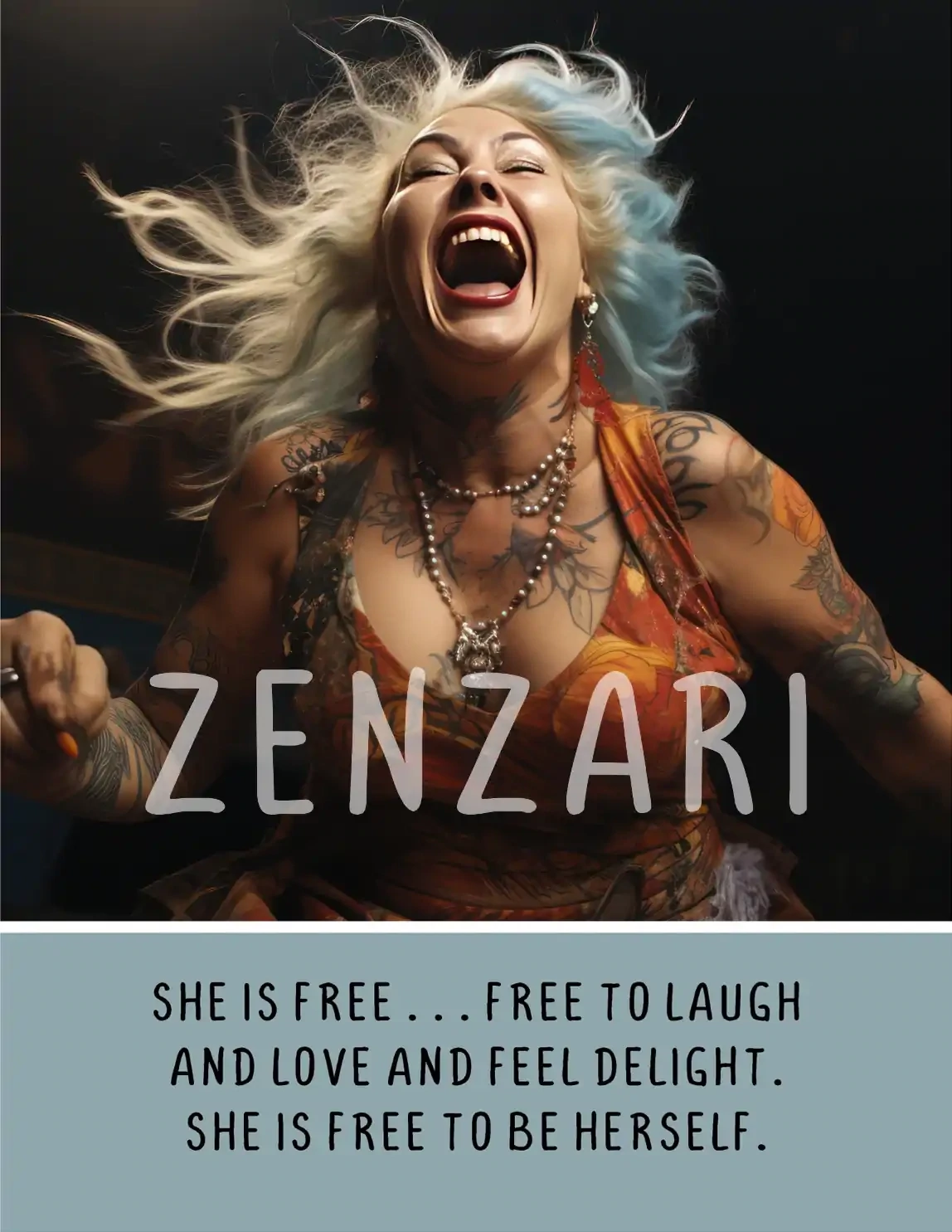 BODACIOUS WOMEN 007 PRINT SHE IS FREE