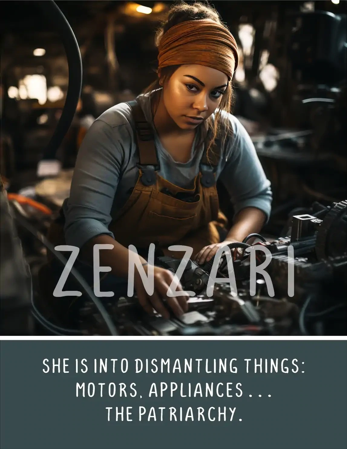 BODACIOUS WOMEN 030 PRINT INTO DISMANTLING THINGS