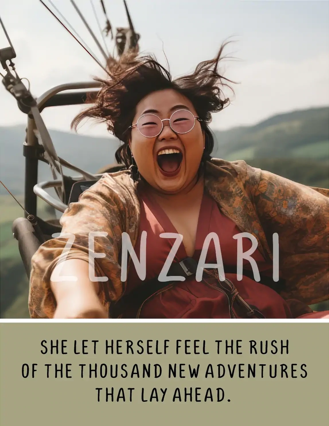 BODACIOUS WOMEN 037 PRINT FEEL THE RUSH OF NEW ADVENTURES