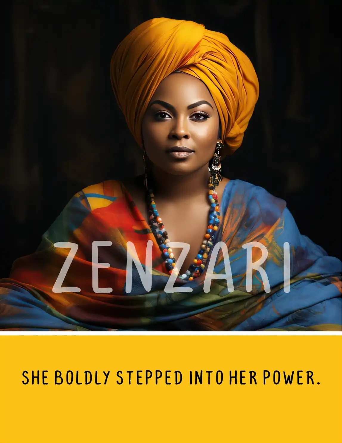 BODACIOUS WOMEN 053 PRINT SHE BOLDLY STEPPED INTO HER POWER