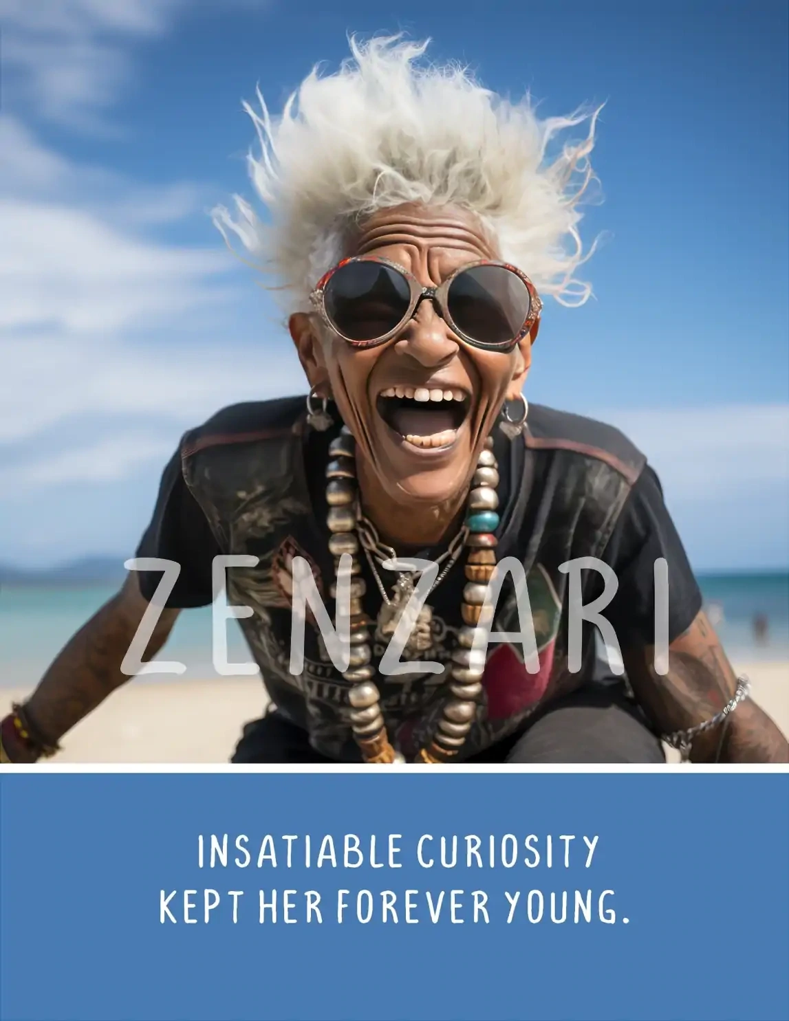 BODACIOUS WOMEN 071 PRINT CURIOSITY KEPT HER FOREVER YOUNG