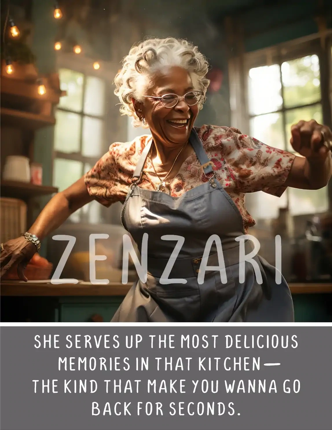 BODACIOUS WOMEN 078 PRINT SHE SERVES UP THE MOST DELICIOUS MEMORIES