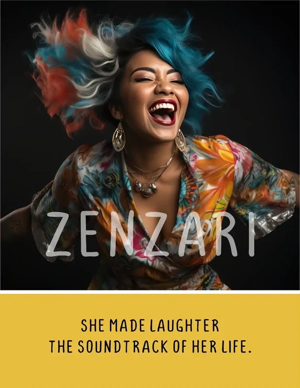 BODACIOUS WOMEN 081 PRINT LAUGHTER, THE SOUNDTRACK OF HER LIFE