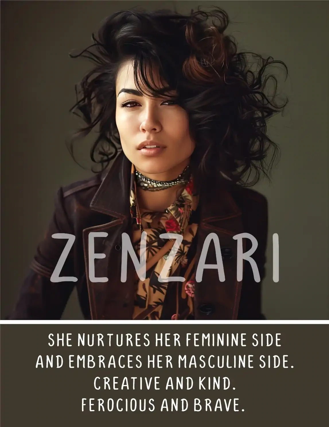 BODACIOUS WOMEN 084 PRINT NURTURES FEMININE SIDE AND EMBRACES MASCULINE SIDE