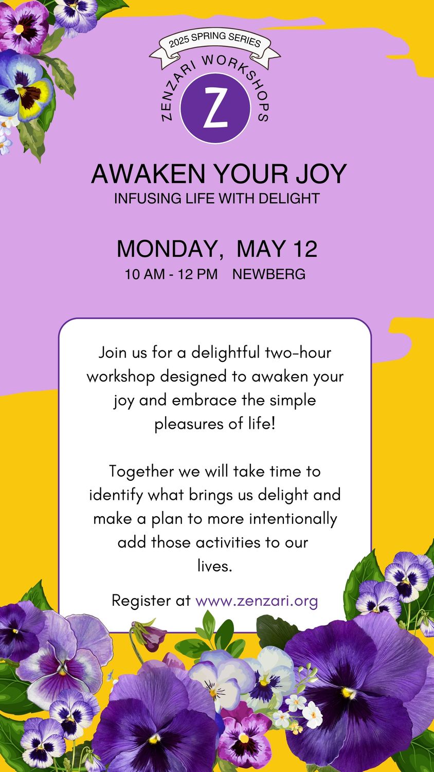 MAY 12TH,  AWAKEN YOUR JOY WORKSHOP