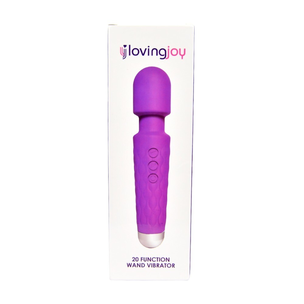20 Function Wand Vibrator Purple