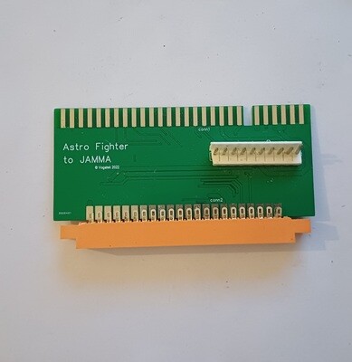 astro fighter arcade pcb to jamma cabinet adaptor. free delivery one year guarantee