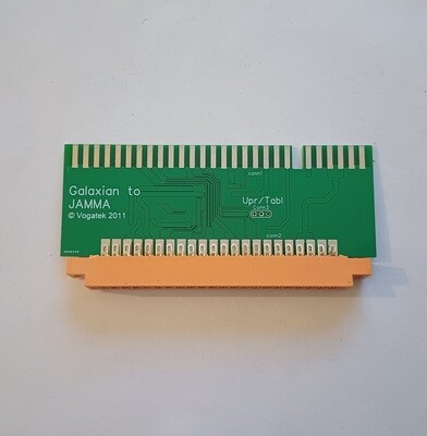 midway galaxian arcade pcb to jamma cabinet adaptor. not for galaxian bootlegs. free delivery one year guarantee